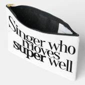 Zangeres die super goed beweegt etui (Open)