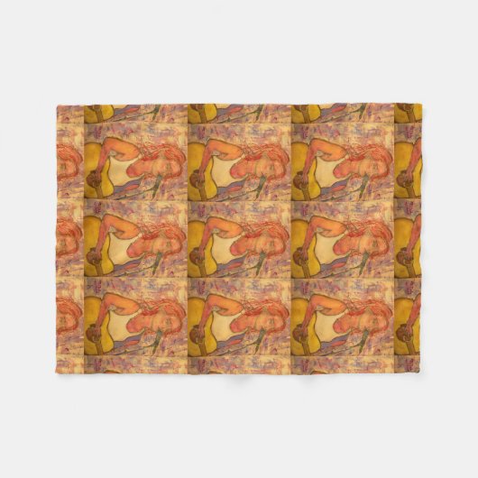 zangeres fleece deken (Voorkant (Horizontaal))