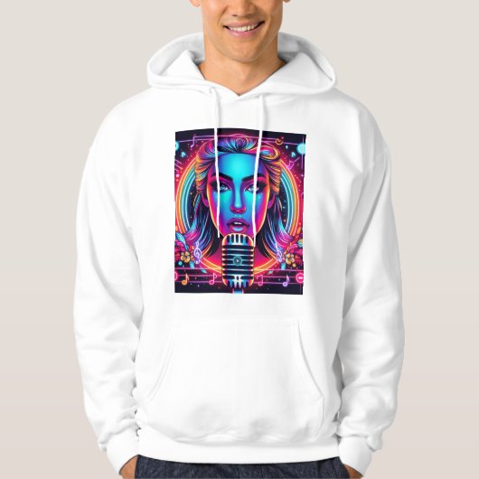 Zangeres Hoodie (Voorkant)