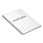 Zangeres Klutz Notitieboek (Rechterzijde)