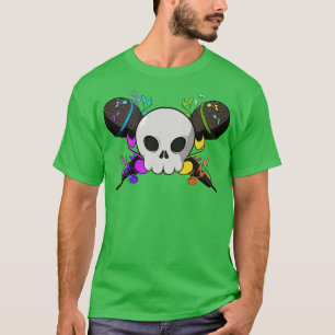 Zangers crew Jolly piraat geen onderschrift T-shirt