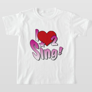 Zangers, ik hou van 2 Zing T-shirt