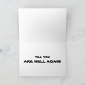 ZANGKAMELEN ZINGEN DE BLUES-GET WELL KAART (Binnen)