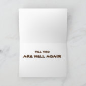 ZANGKAMELEN ZINGEN DE BLUES-GET WELL KAART (Binnen)