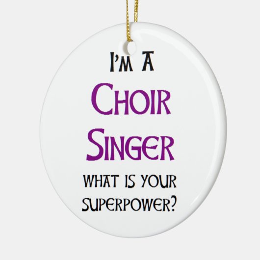 zangkoor keramisch ornament (Links)