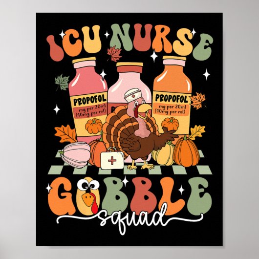 Zangmoeder IC-verpleegster Gobble Squad Herfst Ope Poster (Voorkant)
