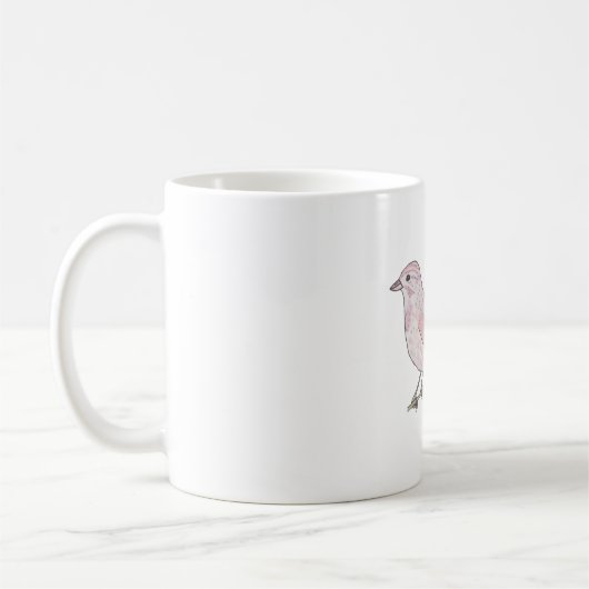 Zangmusvogel kunst koffiemok (Links)