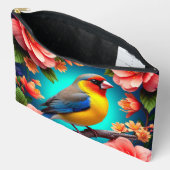 Zangvogel tussen heldere bloemen etui (Open)