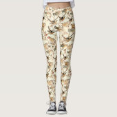 Zangvogelpatroon Leggings (Voorkant)