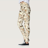 Zangvogelpatroon Leggings (Links)