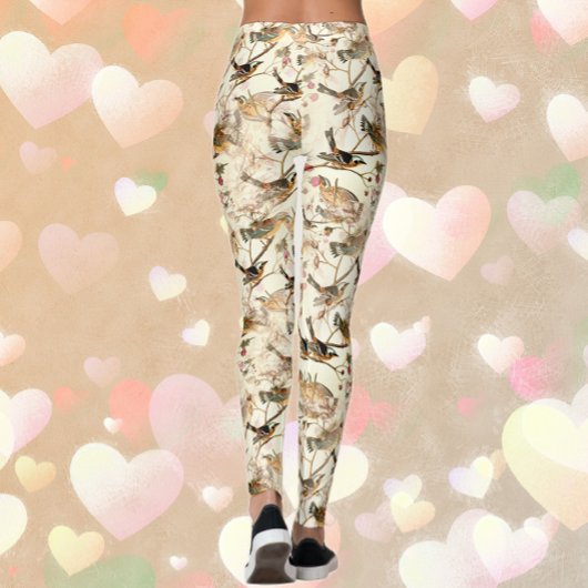 Zangvogelpatroon Leggings