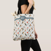 Zangvogels en Bloemen Tote Bag (Dichtbij)