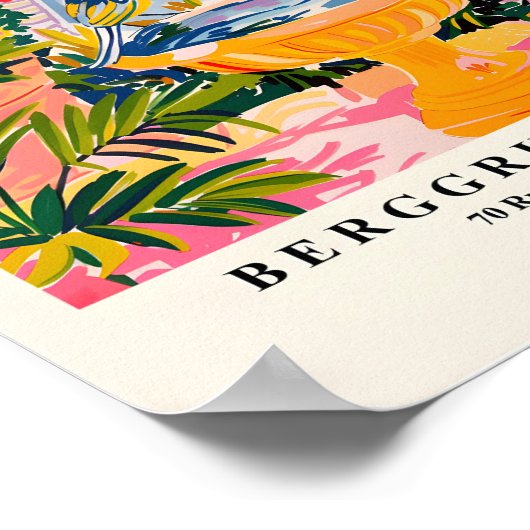 Zangvogels in een vogelbad, Matisse Art Print, Dop Poster (Hoek)