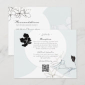 Zangvogels Magnolias | Kaart behuizing met QR-code (Voorkant / Achterkant)