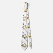 Zangvogels op een tak stropdas (Voorkant)