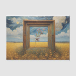 Zangvogels op roze bloemen tak decoupage tissuepapier