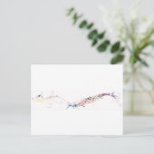 zangvogels regenboog briefkaart (Staand voorkant)