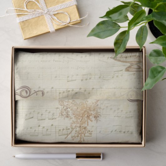  zangvogels tissuepapier (Geschenk)