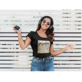 zangvogels zitten op een muziekverzameling t-shirt