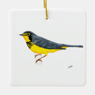 Zangzwarte Zanger Keramisch Ornament