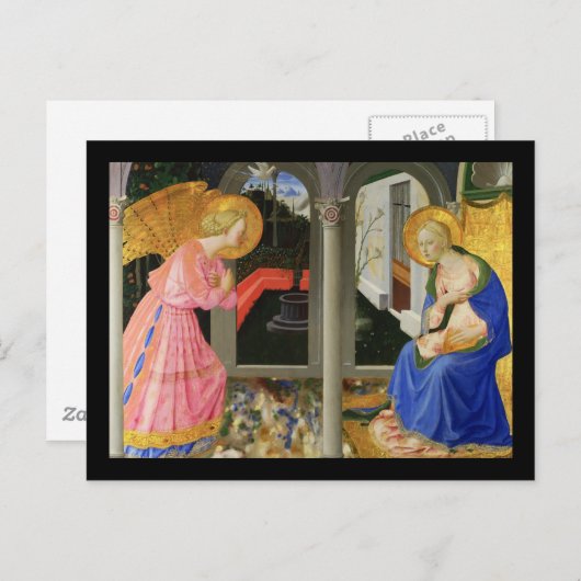 Zanobi Strozzi De aankondiging Briefkaart (Voorkant / Achterkant)