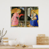 Zanobi Strozzi De aankondiging Poster (Keuken)