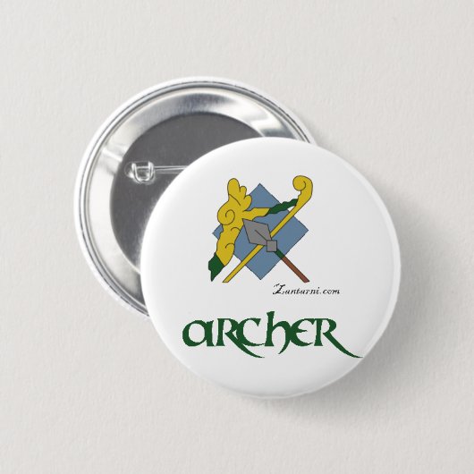 Zantarni Iconic Archer Ronde Button 5,7 Cm (Voorkant /achterkant)