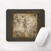 Zantarni Map Mousepad Muismat (Met muis)