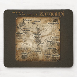 Zantarni Map Mousepad Muismat