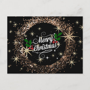 Zante kerstmuggen en glitter; briefkaart