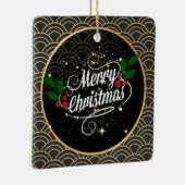 Zante kerstmuggen en glitter; keramisch ornament (Rechts)