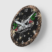 Zante kerstmuggen en glitter; ronde klok (Hoek)