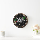 Zante kerstmuggen en glitter; ronde klok (Huis)