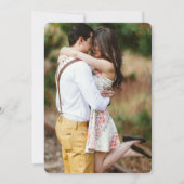 Zante Wedding Destination Photo Invitation Kaart (Achterkant)