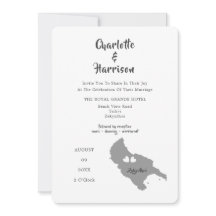 Zante Wedding Destination Photo Invitation