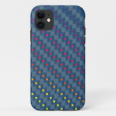 Zany abstracte vierkanten Case-Mate iPhone case (Achterkant)