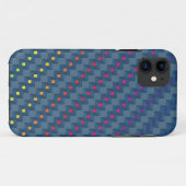 Zany abstracte vierkanten Case-Mate iPhone case (Achterkant (horizontaal))