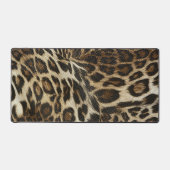 Zany and Spiffy Leopard Spots Leather Grain Kijk Bureaumat (Voorkant)