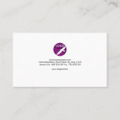 Zany Dazzling Colors Web Designer Visitekaartje (Achterkant)