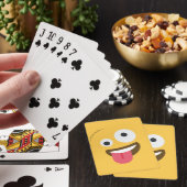 Zany Face Emoji Pokerkaarten (Insitu)