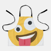 Zany Face Emoji Schort (Voorkant)