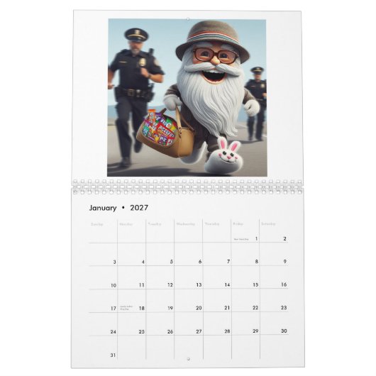 Zany kalender (Jan 2027)
