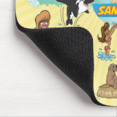 Zany San Diego Cartoon Muismat (Hoek)