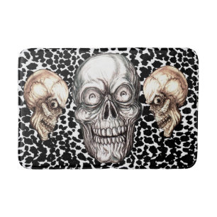 ZANY SKULL BADMAT
