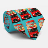 Zany Stropdas met London Bus (Opgerold)