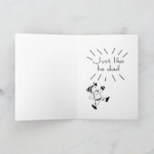 zany verjaardag zoon in de wet kaart (Binnen)