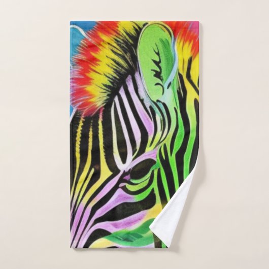 Zany Zebra Bad Handdoek (Handdoek)