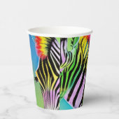 Zany Zebra Papieren Bekers (Rechts)