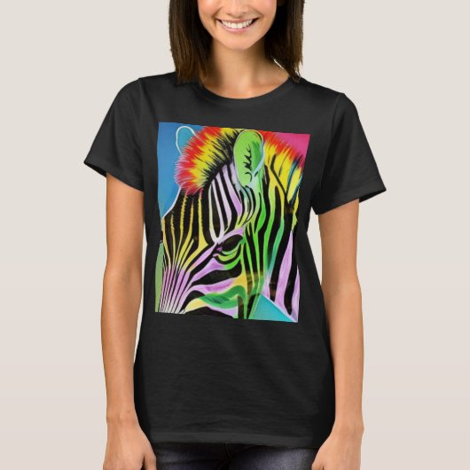 Zany Zebra T-shirt (Voorkant)