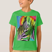 Zany Zebra T-shirt (Voorkant)